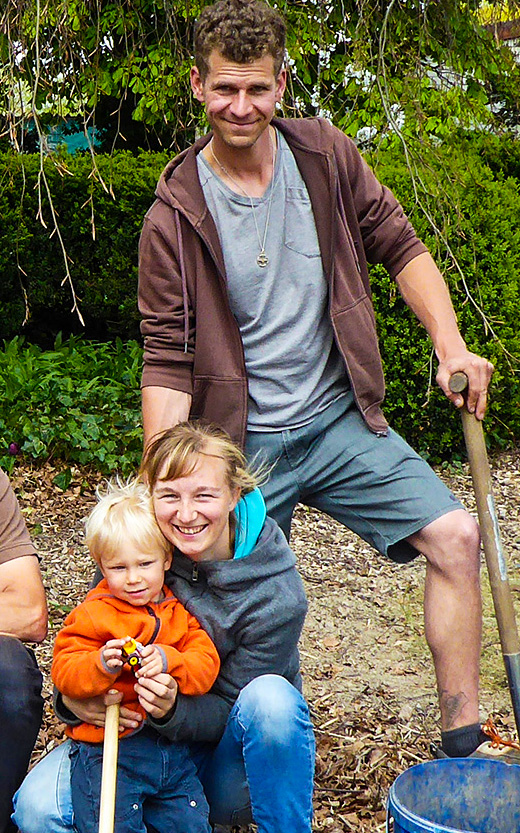 Stina, Max und Florian Engelbrecht